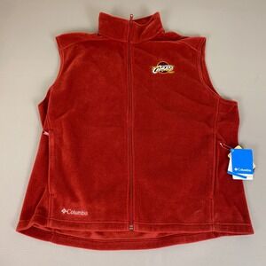 Columbia NBA Cleveland Cavaliers Flanker Fleece Vest Men's XL Beet Red New NWT